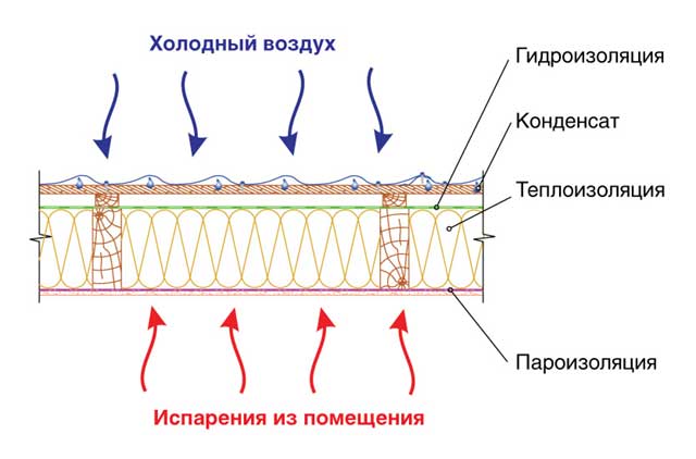 Гидроизоляция и пароизоляция